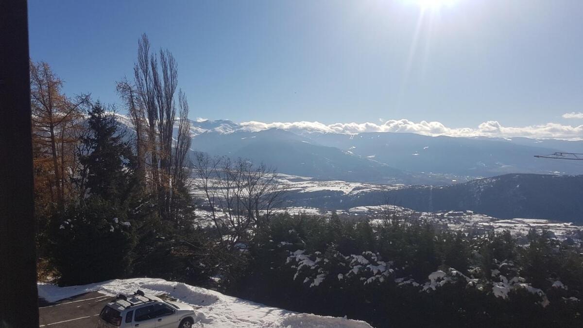 Studio Avec Vue Panoramique Sur La Montagne Font-Romeu-Odeillo-Via Bagian luar foto