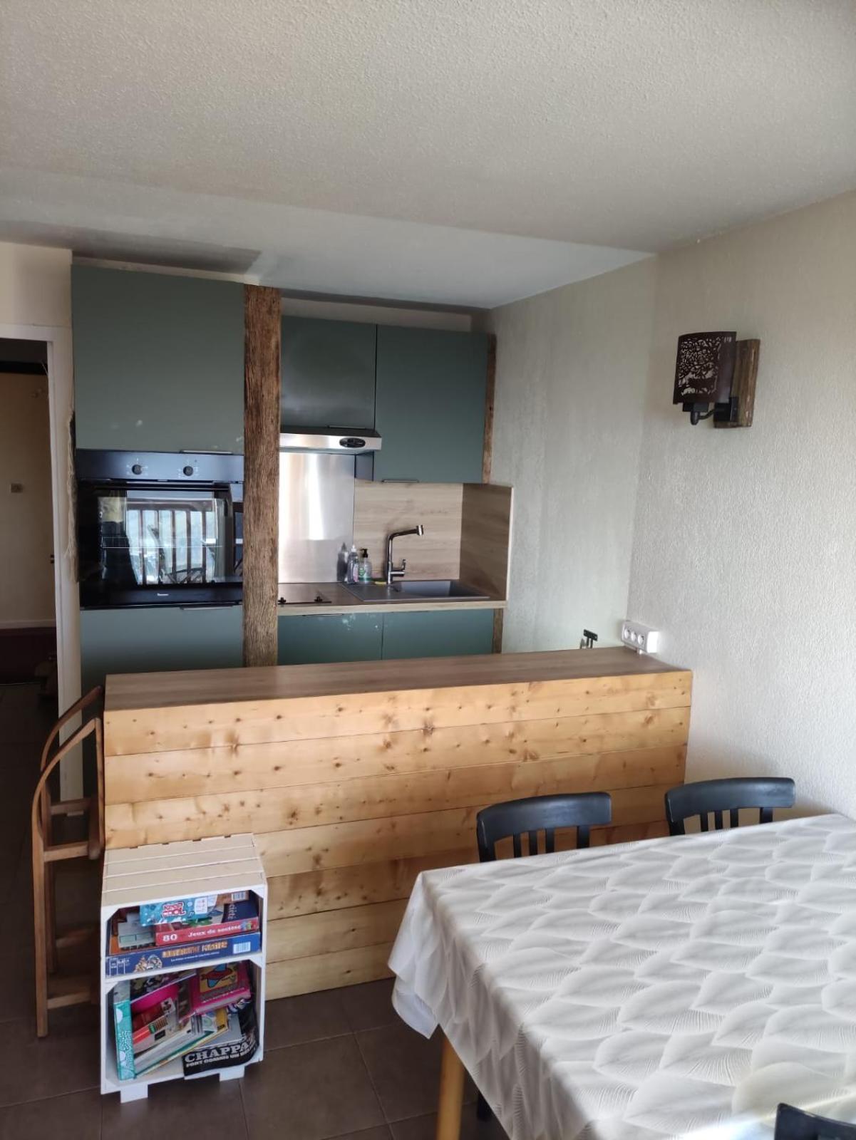 Studio Avec Vue Panoramique Sur La Montagne Font-Romeu-Odeillo-Via Bagian luar foto